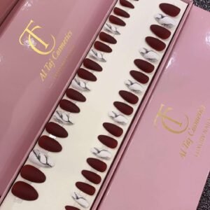 أحمر مطفي حاد مع ماربل