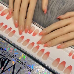 Pinkish tan with Valentine Red