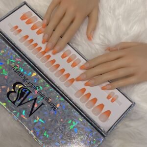 Pinkish Brown with Orange Top