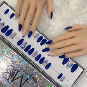 Royal Blue with Blue Design