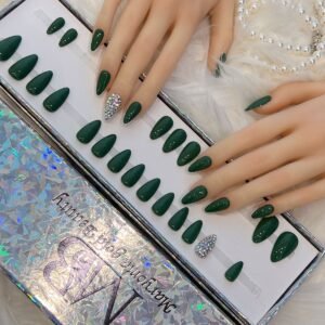 Dark Green & Glitters