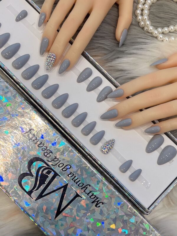 Cloudy Grey & Glitters
