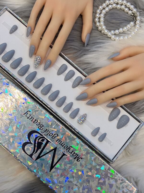 Cloudy Grey & Glitters