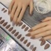 Coffee Brown & Glitters