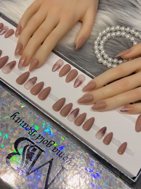 Brown & Silver Glitters