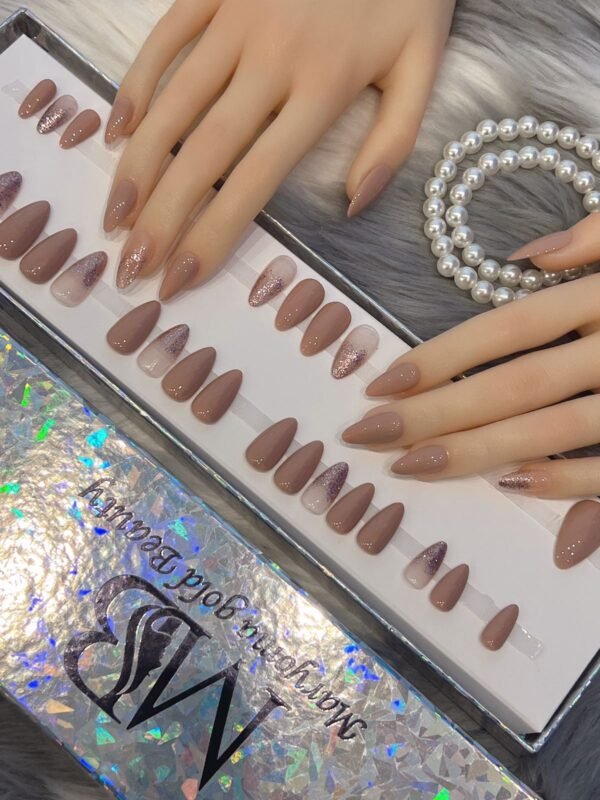 Brown & Silver Glitters