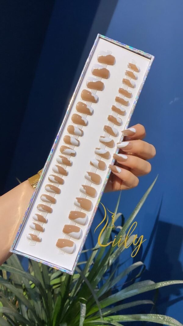 Brown with White Mix