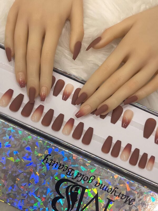 medium brown with ombre
