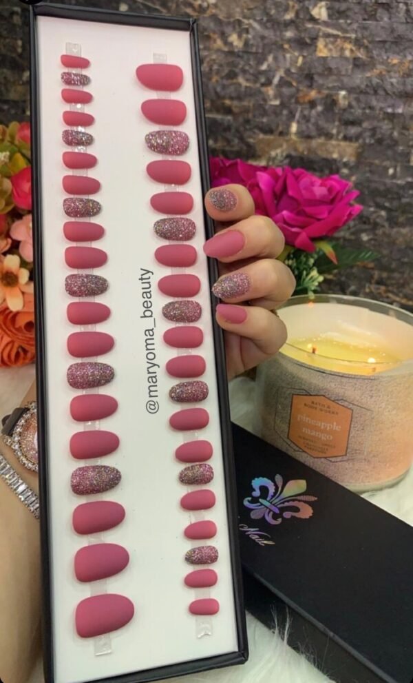 Dark Rose with Glitters