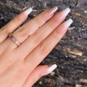 Long Coffin-Glitter Pink Shade