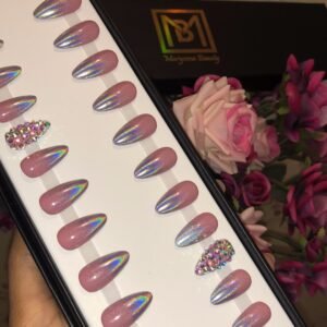 Chrome & Holographic Copper Rose
