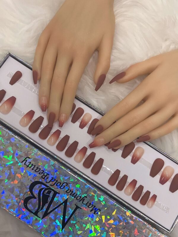 medium brown with ombre
