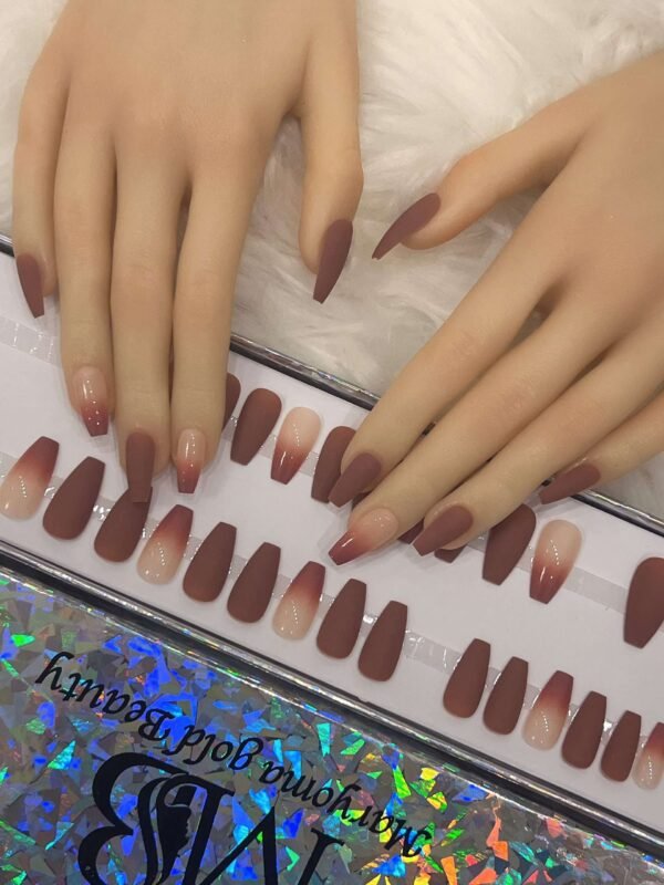 medium brown with ombre