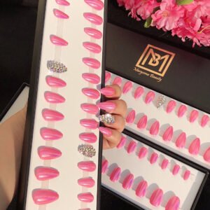 Chrome & Holographic Rose Pink