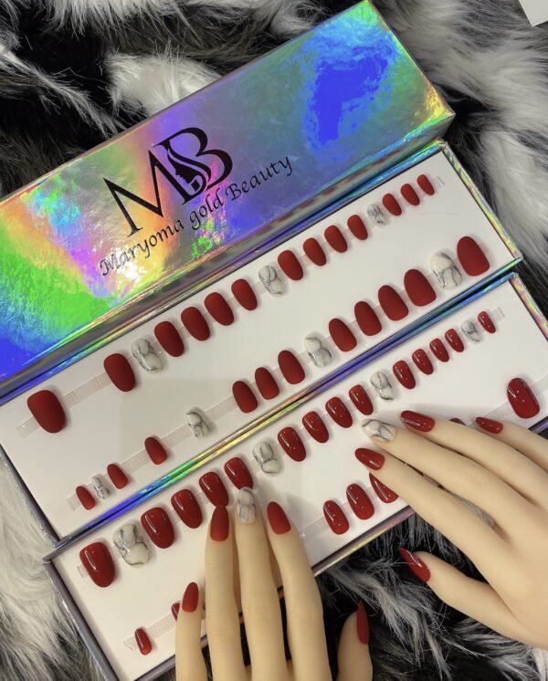 Maroon & Silver Design