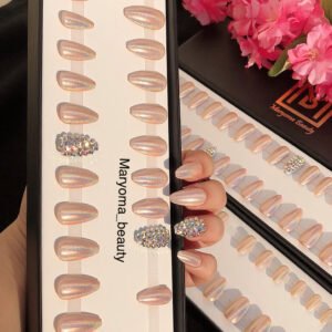Chrome & Holographic Brandy Rose