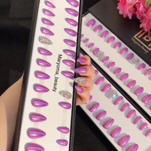 Chrome & Holographic Raspberry Pink