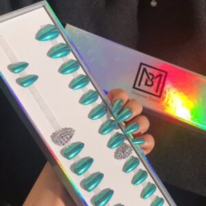 Chrome & Holographic Green Shade