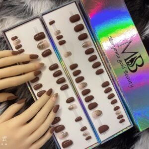 Brown with Pink Glitters