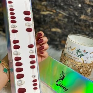 Maroon & Silver Design