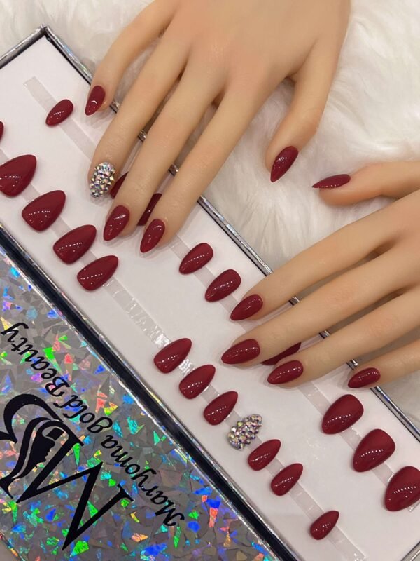 maroon sharp with marble