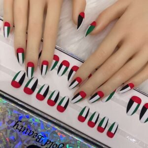 UAE FLAG COLOR SHARP SHAPE