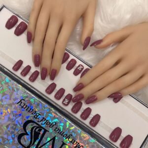 coffin pink with crystal