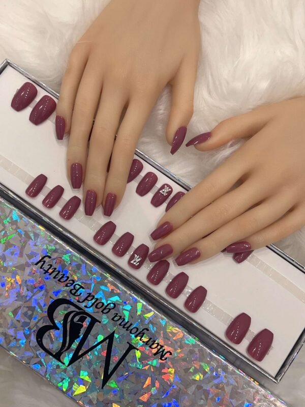 coffin pink with crystal