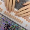 Light Brown with Orange top