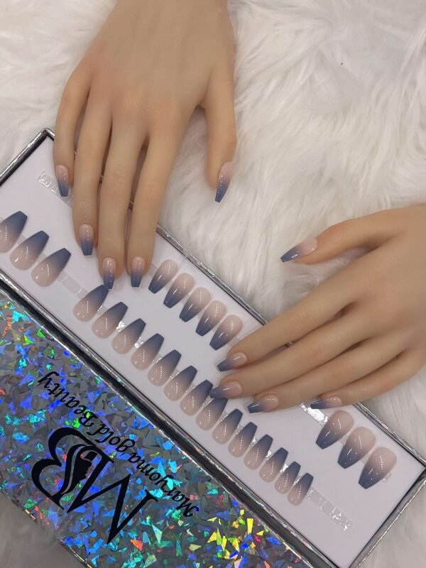 ombre blue medium coffin