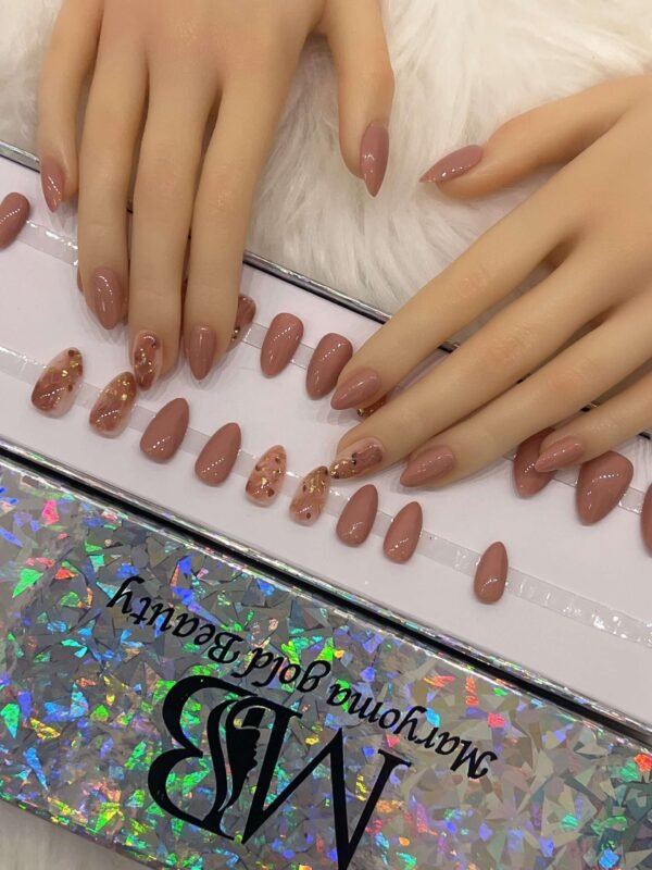 nude sharp with marble