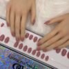 oval pink nude