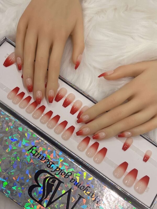 ombre red coffin