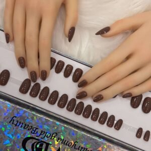 dark brown oval