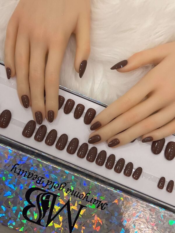 dark brown oval