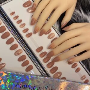 Brownish with Glitters