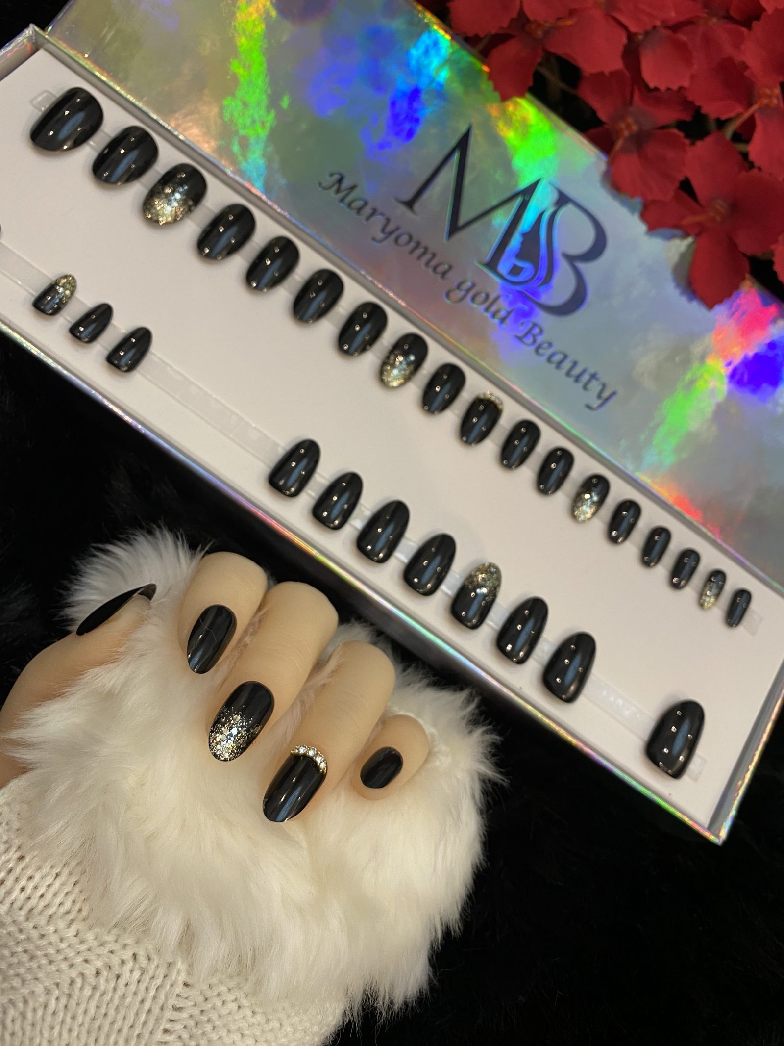 Black & Gold Glitters