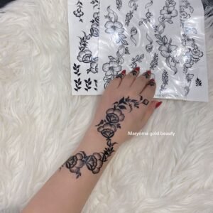 Black Henna Stickers Group17