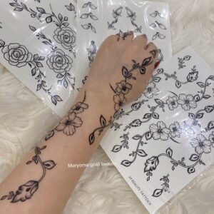 Black Henna Stickers Group18