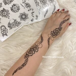 Black Henna Stickers Group 22