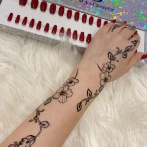 Black Henna Stickers Group 22