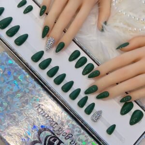 Dark Green & Glitters