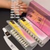 long sharp natural color full nail tips (new)