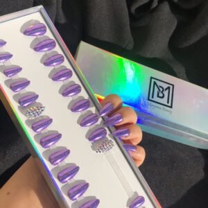 Chrome & Holographic Purple Shade