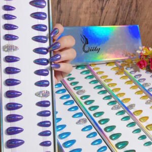 Chrome & Holographic Purple