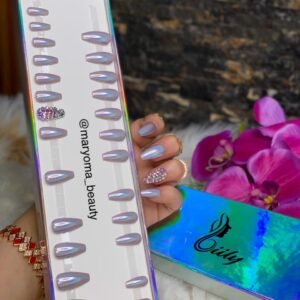 Chrome & Holographic Silver