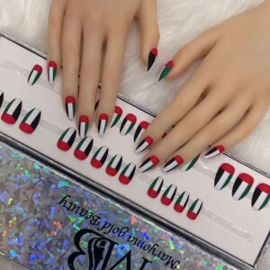 UAE FLAG COLOR SHARP SHAPE