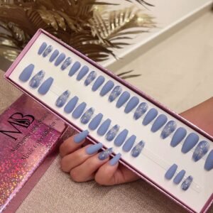 light blue medium coffin matt with marble blue