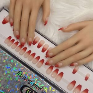 ombre red coffin