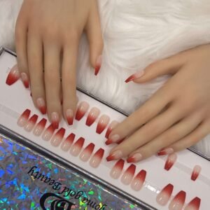 ombre red coffin